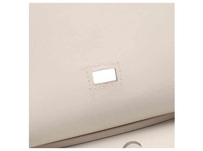 Hermès Borsa a tracolla Hermes Jypsiere Mini Bianco - vista 6