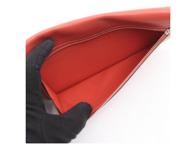 Hermès Portefeuille long plié Dogon Hermes Rose Bordeaux - vue 4