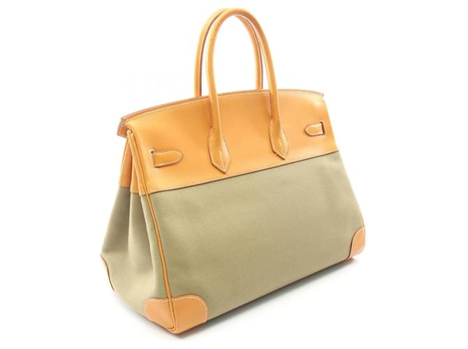 Hermès Borsa Hermes Birkin 35 Marrone Cachi - vista 2