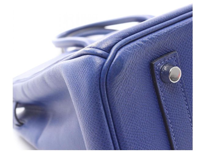 Hermès Borsa Hermes Birkin 35 Blue Electric - vista 10