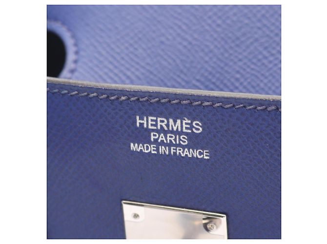 Hermès Borsa Hermes Birkin 35 Blue Electric - vista 4