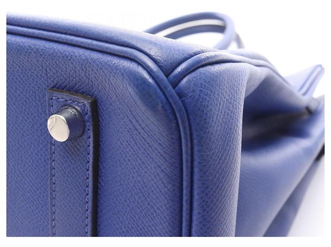 Hermès Borsa Hermes Birkin 35 Blue Electric - vista 8