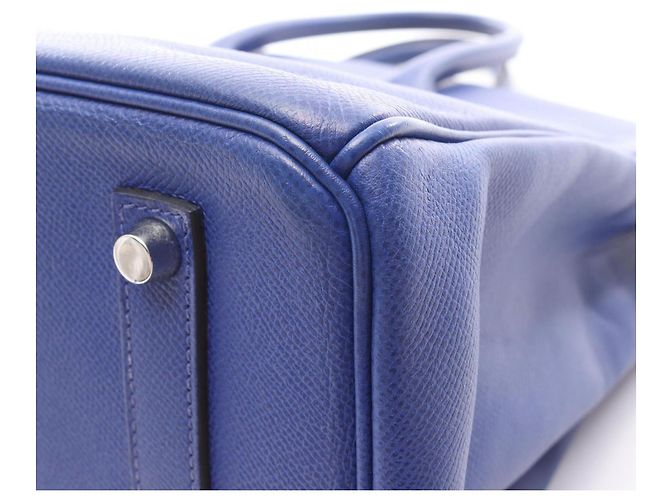 Hermès Borsa Hermes Birkin 35 Blue Electric - vista 9