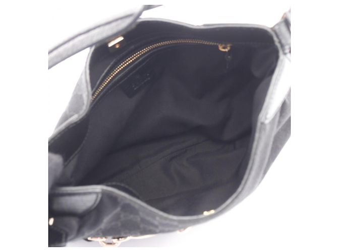 Borsa a tracolla Gucci Hustler Bit GG Canvas Nero - vista 3