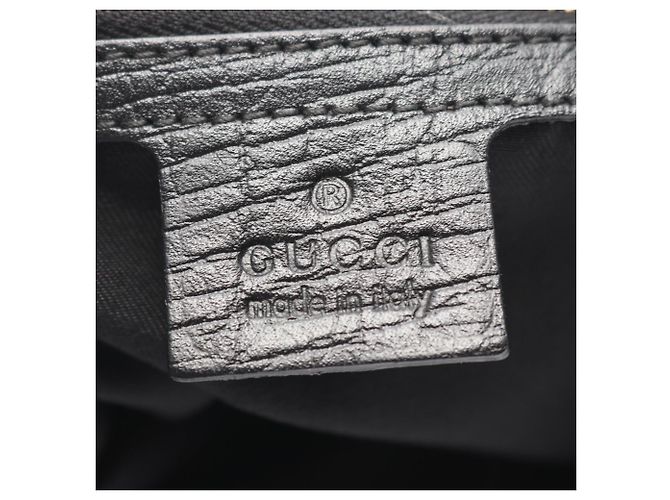 Borsa a tracolla Gucci Hustler Bit GG Canvas Nero - vista 4