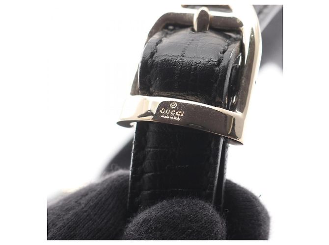 Borsa a tracolla Gucci Hustler Bit GG Canvas Nero - vista 7