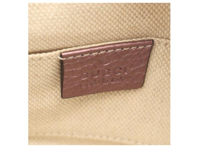 Borsa a Spalla Gucci Soho Tassel Metallic Porpora - vista 4
