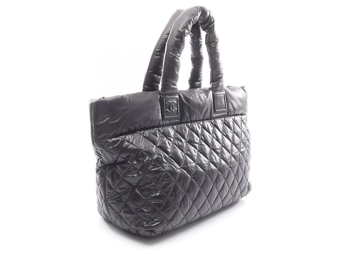 Borsa Tote Chanel Coco Cocoon MM Nero - vista 2