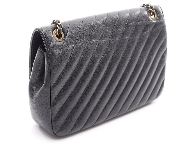 Borsa Chanel Coco Mark Trapuntata Flap Nero - vista 2