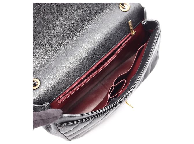 Borsa Chanel Coco Mark Trapuntata Flap Nero - vista 3