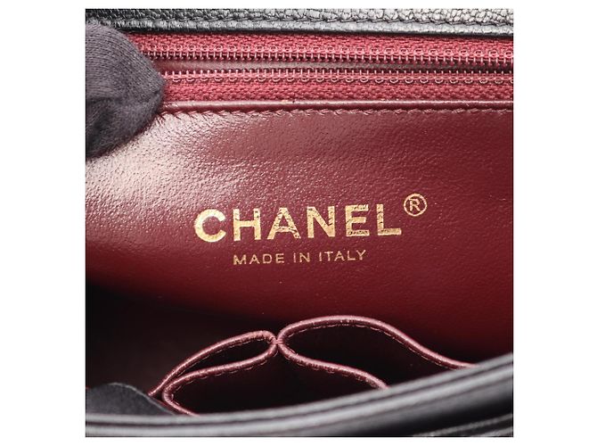 Borsa Chanel Coco Mark Trapuntata Flap Nero - vista 4