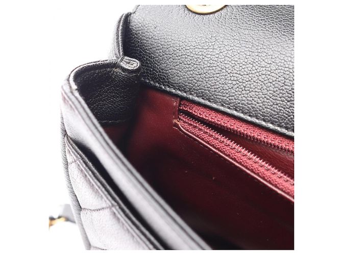 Borsa Chanel Coco Mark Trapuntata Flap Nero - vista 6