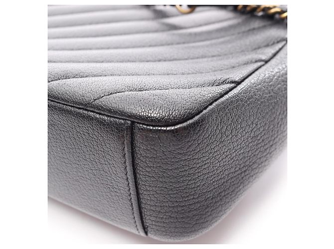 Borsa Chanel Coco Mark Trapuntata Flap Nero - vista 7