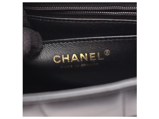 Mini borsa a tracolla Chanel Chocolate Bar Flap Nero - vista 4