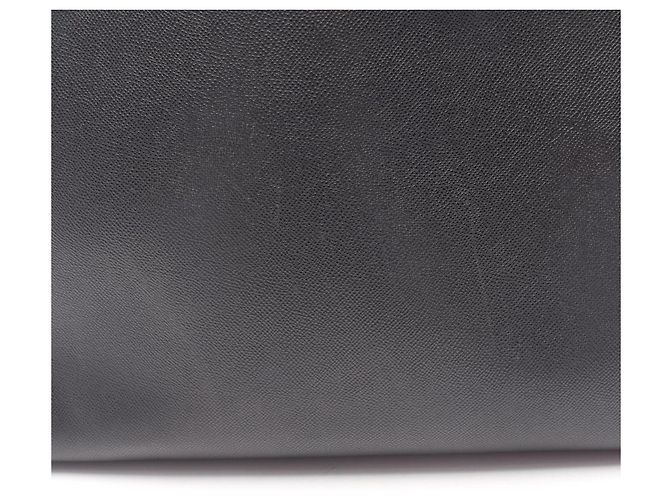 Borsa Tote Chanel in pelle di vitello granulata nera Nero - vista 11