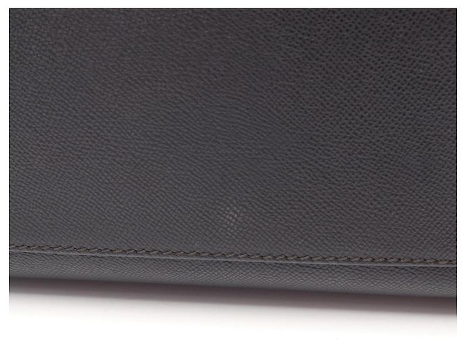 Borsa Tote Chanel in pelle di vitello granulata nera Nero - vista 9