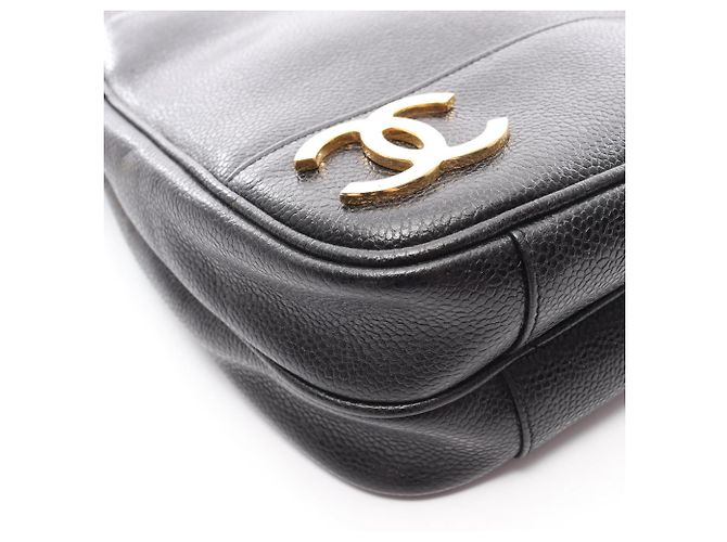 Borsa Tote Chanel Triple Coco Mark Nero - vista 10