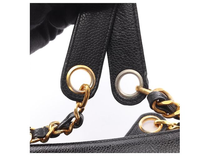 Borsa Tote Chanel Triple Coco Mark Nero - vista 12