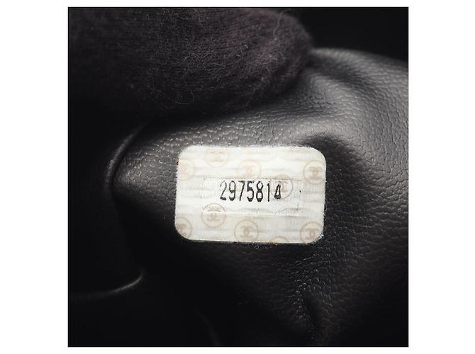 Borsa Tote Chanel Triple Coco Mark Nero - vista 5
