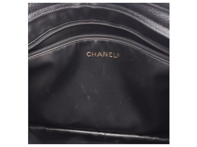 Borsa Tote Chanel Triple Coco Mark Nero - vista 7
