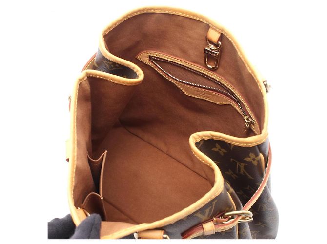 Borsa Tote Verticale Louis Vuitton Batignolles Marrone - vista 3