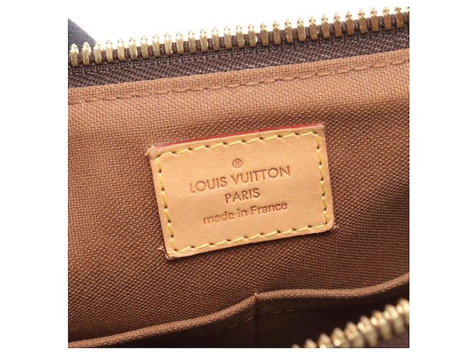 Borsa Louis Vuitton Palermo PM Marrone - vista 4