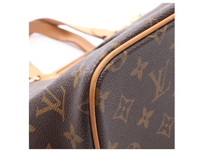 Borsa Louis Vuitton Palermo PM Marrone - vista 7