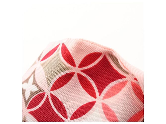 Foulard a nastro in seta rosa Louis Vuitton - vista 7