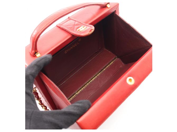 Borsa 2-Way Matelassé Chanel Rosso - vista 3