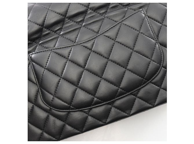 Borsa a Spalla Chanel Matelassé Double Flap Nero - vista 10