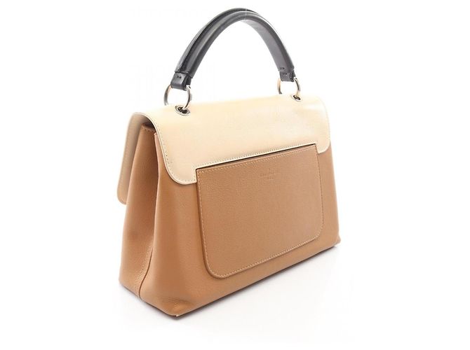 Borsa Louis Vuitton Very One Handle Marrone Nero Beige - vista 2