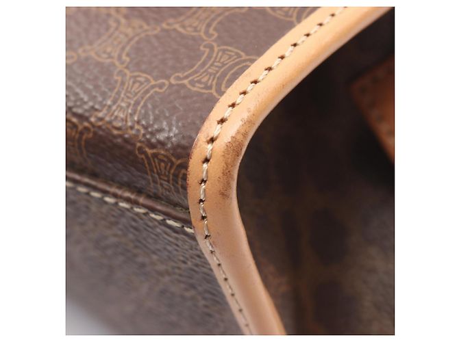 Céline Celine Macadam 2-Way Handtasche Braun Beige - Ansicht 5