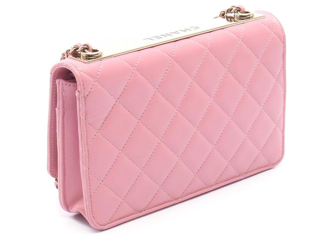 Borsa a Spalla Chanel Trendy CC Matelassé Rosa - vista 2