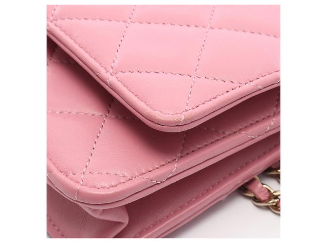 Borsa a Spalla Chanel Trendy CC Matelassé Rosa - vista 7