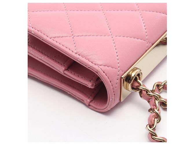 Borsa a Spalla Chanel Trendy CC Matelassé Rosa - vista 8