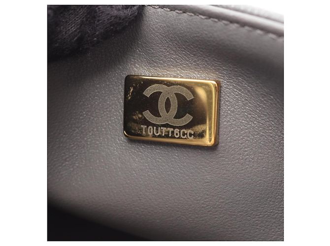 Borsa a tracolla Chanel Boy Small in grigio Marrone - vista 5