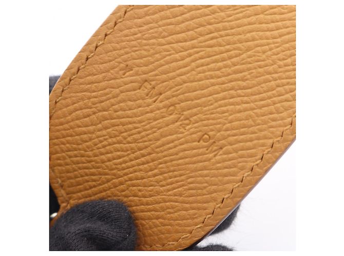 Hermès Tracolla Hermes Maillon Chaine d'Ancre Marrone Crudo - vista 5