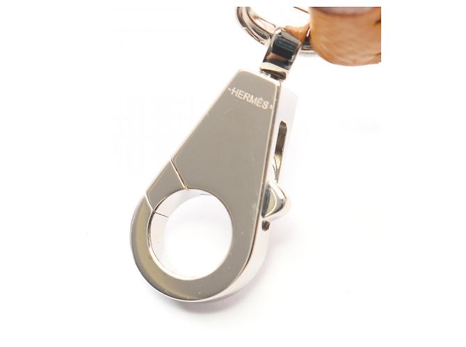 Hermès Tracolla Hermes Maillon Chaine d'Ancre Marrone Crudo - vista 6