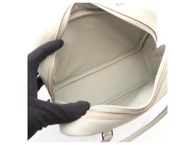 Hermès Borsa Hermes Mini Plume 20 Marrone - vista 3
