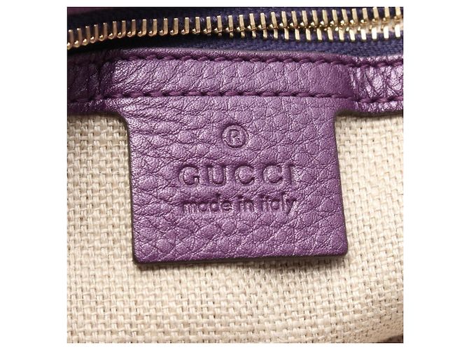 Borsa Tote Gucci Greenwich Metallic Porpora - vista 4
