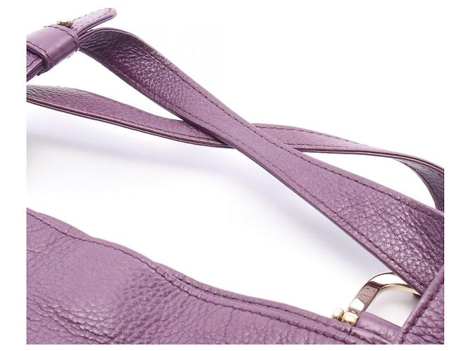 Borsa Tote Gucci Greenwich Metallic Porpora - vista 7