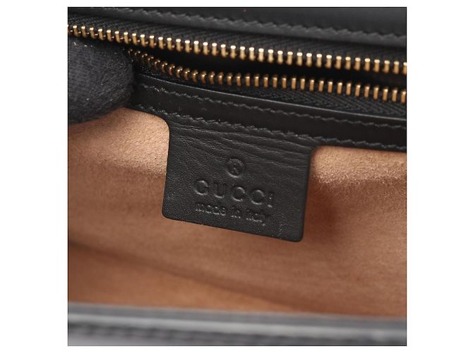 Borsa a Spalla Gucci Sylvie Small Web Line Nero Rosso Verde - vista 4