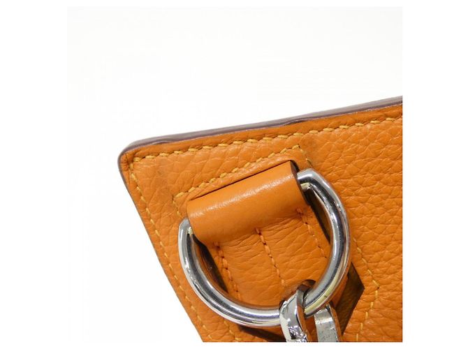 Hermès Borsa a tracolla Hermes Jypsiere Eclat 34cm Arancione Senape - vista 5