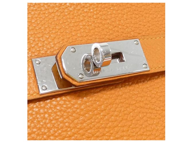 Hermès Borsa a tracolla Hermes Jypsiere Eclat 34cm Arancione Senape - vista 6