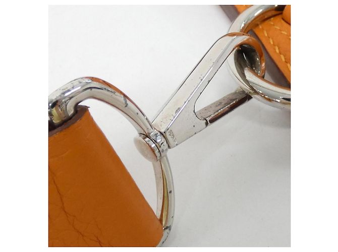 Hermès Borsa a tracolla Hermes Jypsiere Eclat 34cm Arancione Senape - vista 8