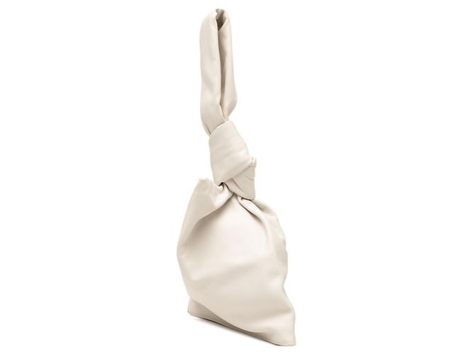 Mini borsa The Twist Bottega Veneta Bianco - vista 2