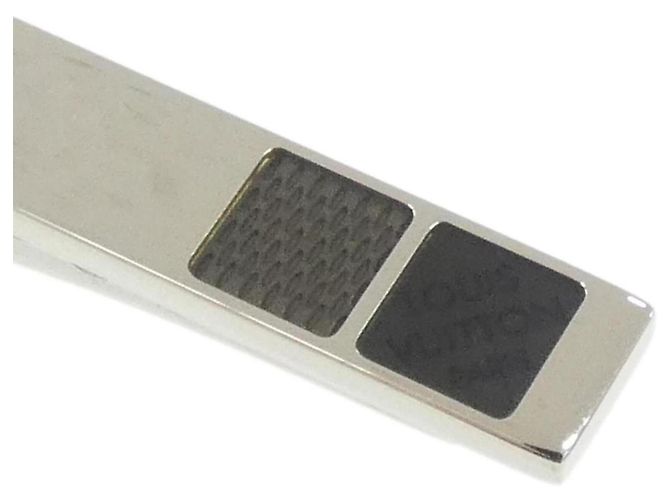 Clip per cravatta Louis Vuitton Damier Graphite Argento - vista 4