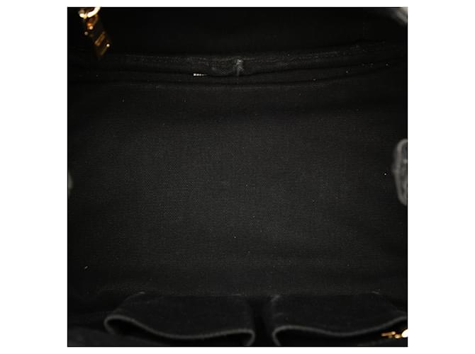 Prada Black Canapa Handtasche Tote Medium Schwarz - Ansicht 4
