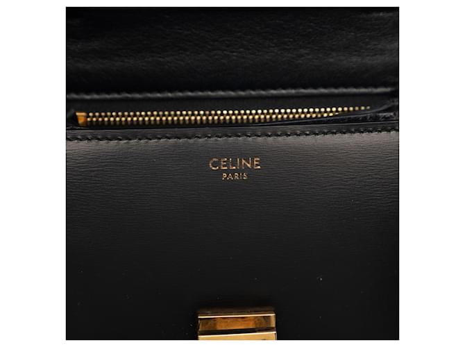 Céline Borsa a Spalla Celine Classic Box Small Nero - vista 5