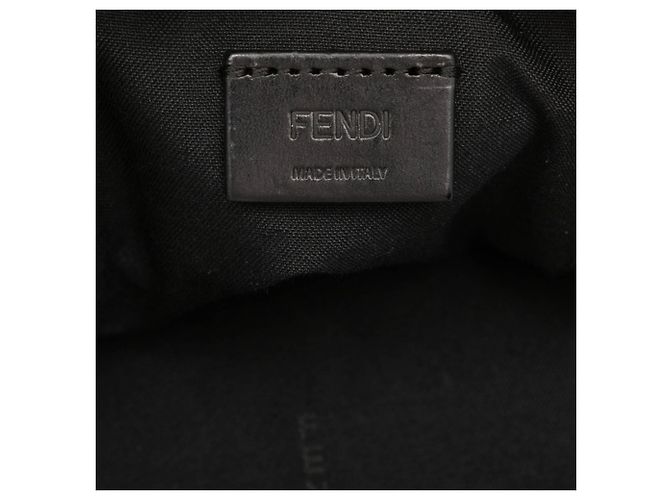 Borsa a tracolla porta telefono con logo FF Fendi Giallo - vista 5